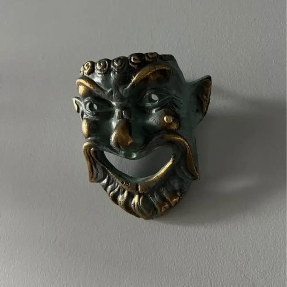 Vintage Painted Verdigris Mask